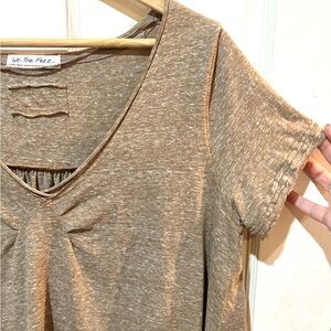 {Free People | We the Free} Over-Sized V-Neck Tee